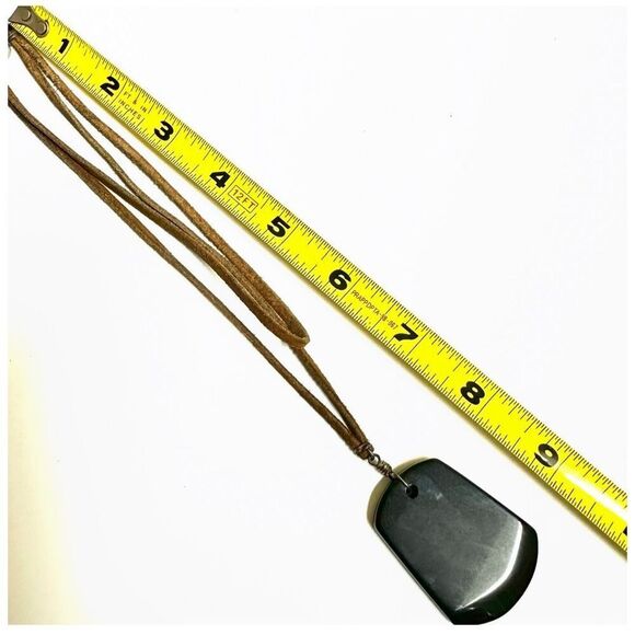 Viv and Ingrid black double strand pendant necklace - Picture 7 of 7